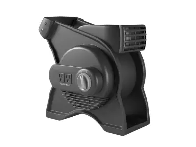 Pivoting Blower Fan 3D model