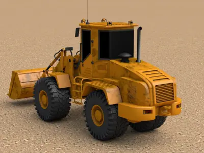 Wheel Loader 3D model get