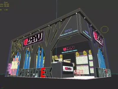 Exhibition - Area -6X9-3DMAX2009-042 3D model