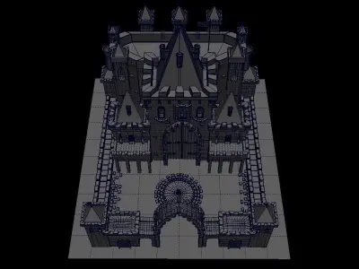 Castle lego 3D model
