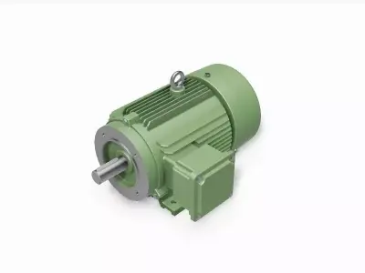 100L B34a Right IEC electric motor - 3D CAD model 3D model