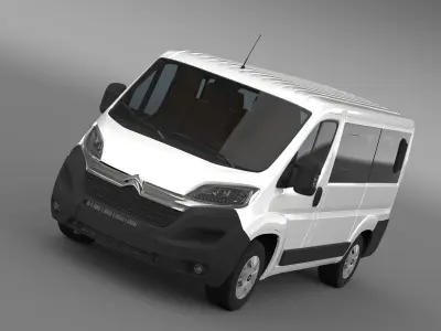 Citroen Jumper Combi L1H1 2017 3D model