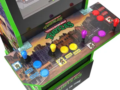 Four Arcade Games Collection 3D model