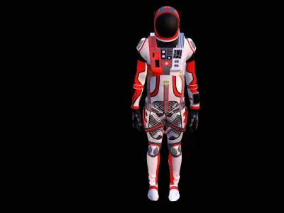 Astronaut Spacesuit Hong Kong 3D model