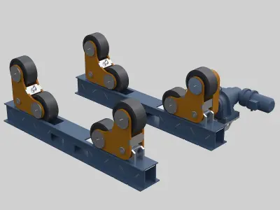 Welding rollers 3D model