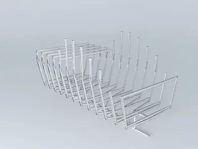 Mounted frames Free 3D model