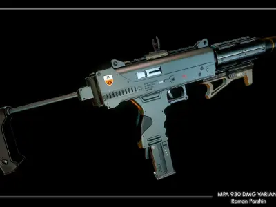 MPA 930 DMG Variant Low-poly 3D model
