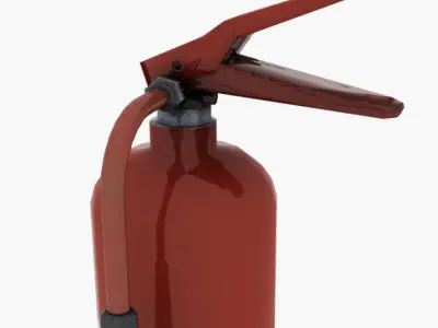 Fire Extinguisher Co2 Free low-poly 3D model
