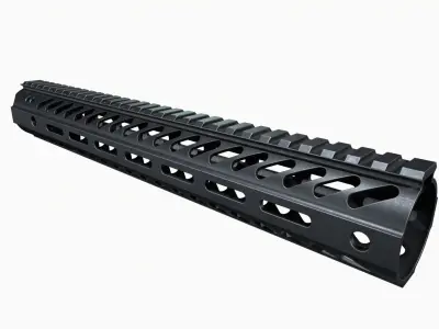 Mcsr-Rail-AR-15 Low-poly 3D model