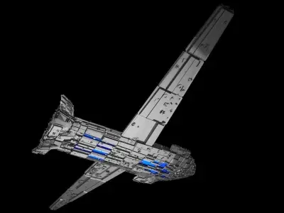 The Nightcrawler - Space Breaker Version 3D model