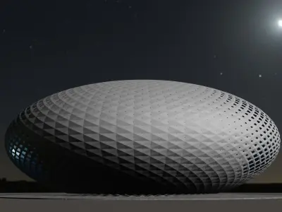 Building in concept 3D model