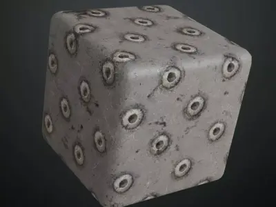 Industrial Metal Treadplate Studs PBR Seamless Texture