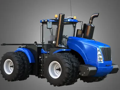 NH - T9 Articulated Tractor 3D model