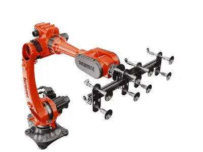 Industrial Robot Pack Low-poly  3D model