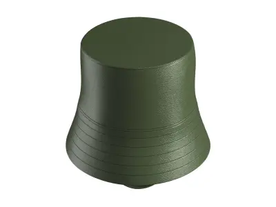 Bucket with Sunglasses 3D model