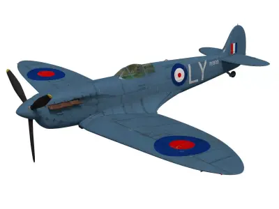 Supermarine Spitfire Mk-Ic PR 3D model