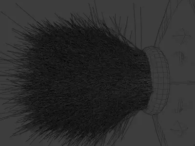 Asiatic fantasy spear Free low-poly 3D model