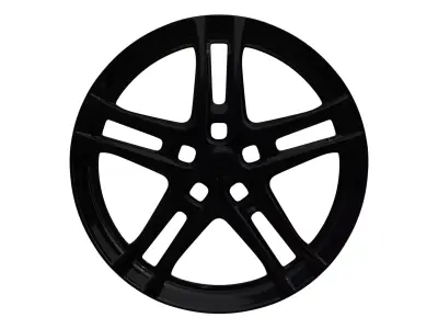 Bavaro black car rim 3D model