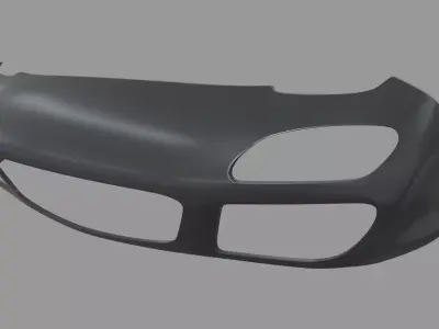 Front Bumper Mazda RX7 Custom Low-poly 3D model