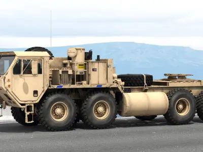 Military Truck Oshkosh HEMTT M985 Sand 3D model