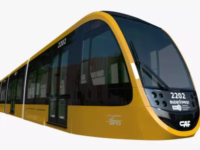 Budapest tram 3D model