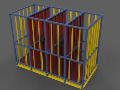 Chemical tanks module-b Free 3D model