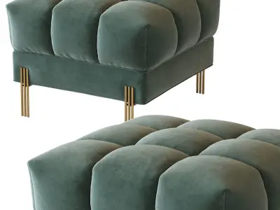 Sienna Grey Stool 3D model