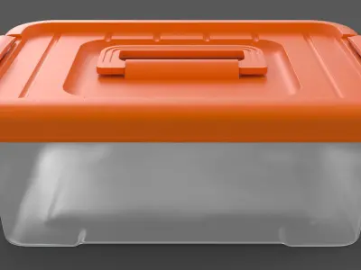 Plastic box 3D model buy