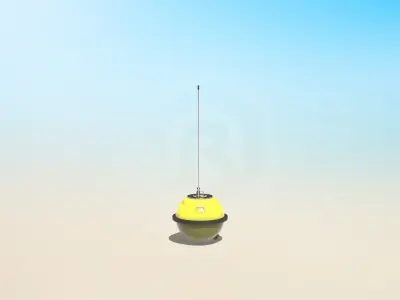 6 High-quality PBR Ocean Buoys  3D Model Pack