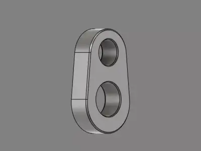 CustomWorks - 1911 Barrel Link 3D print model