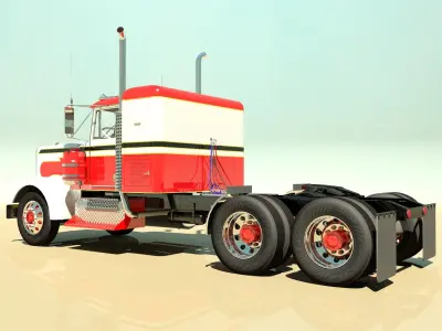 W925 Semi Truck 3D model