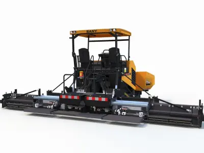  Asphalt Paver 3D model