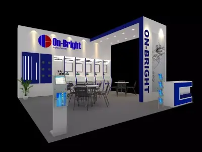 Exhibition - Area -6X6-3DMAX2009-52 3D model