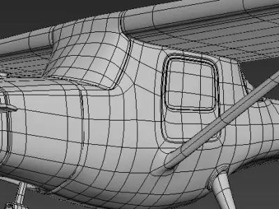 cartoon plane Free 3D model