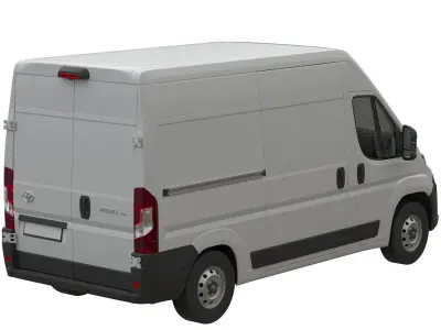 2024 Toyota Proace Max L2H2 Detailed interior 3D model