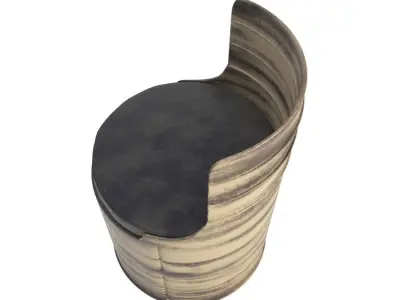 Drum Industrial Armchairs 3D model