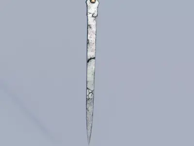 Sword of the Ruined King Low-poly 3D model