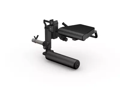 Leg Curl Extension Attachment Low-poly 3D model