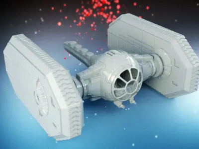 TIE Crawler 3D print model