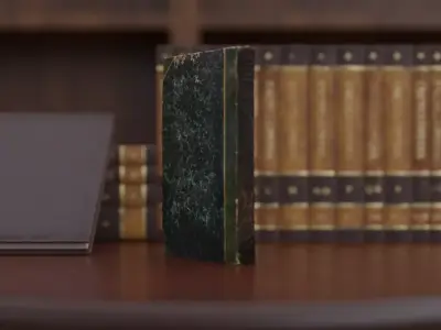 1835 Book on King Charles IX of Naples Free 3D model
