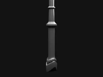 Flanged Mace 3D print model