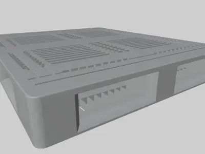 Plastic Shipping Pallet 3D model