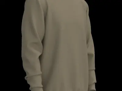 realistic sweat shirt 3d model 3D model