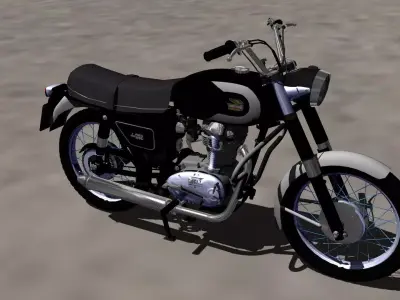 DUCATI 250 De Luxe 3D model