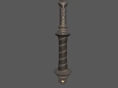 Pixar Dragon Axe Free low-poly 3D model