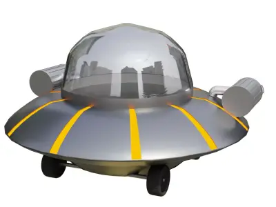 Rick and Morty vehicle 3D model