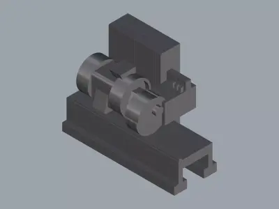 Water Pumper Machine 3D model