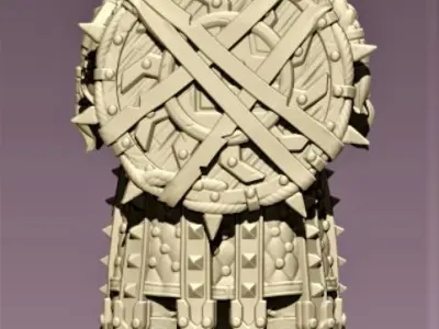 DWARF GUARD 3D print model