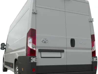2024 Toyota Proace Max L4H2 Detailed interior 3D model