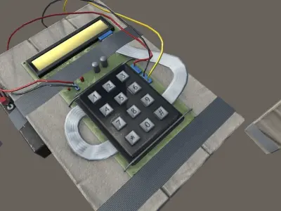 Bomb CS Low-poly 3D model